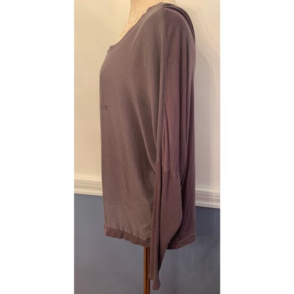 Large Buffalo Jeans Women's Lightweight Silk Sheer "Life as I Know It" Top - Picture 6 of 8